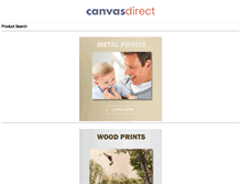 Tablet Screenshot of canvasdirect.com